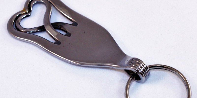 keychain from a fork