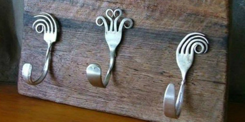 coat racks from forks