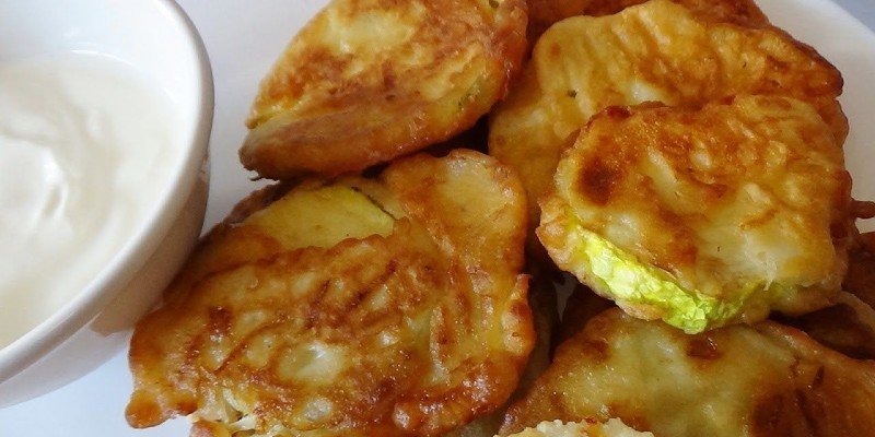 batter-fried squash