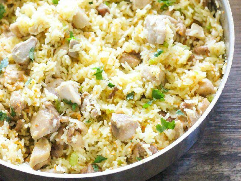 rice with chicken