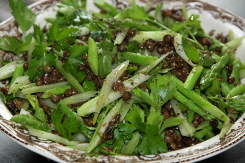 lentil salad with celery