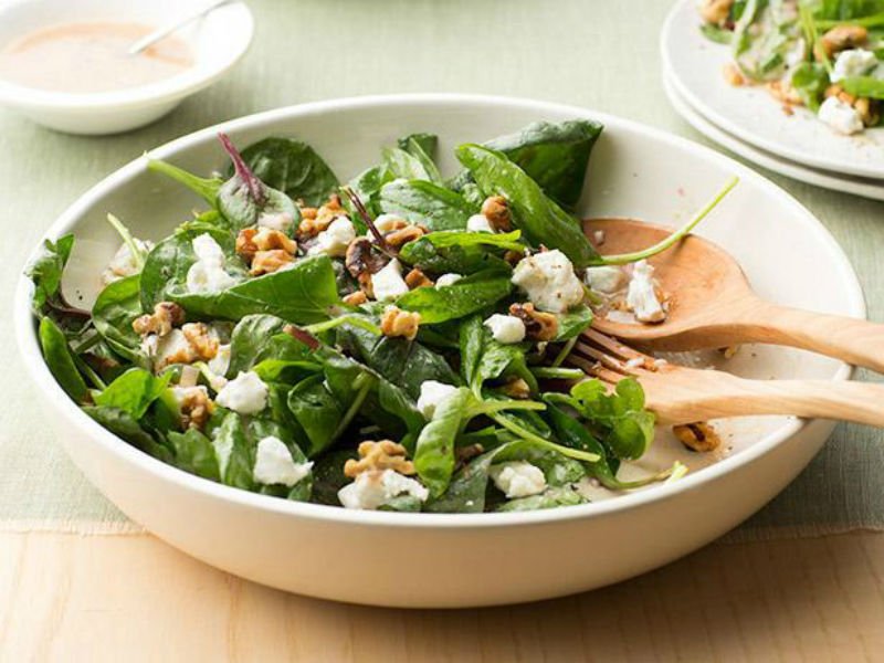 spinach and cheese salad