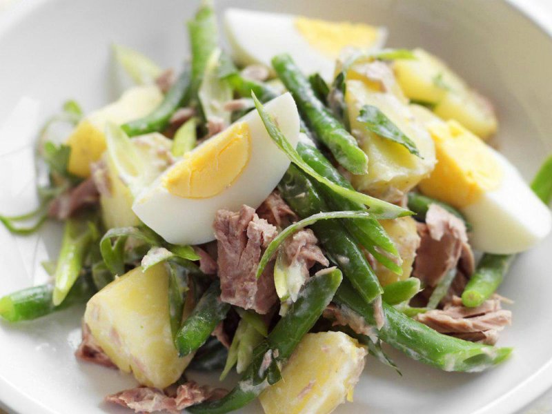 potato and tuna salad