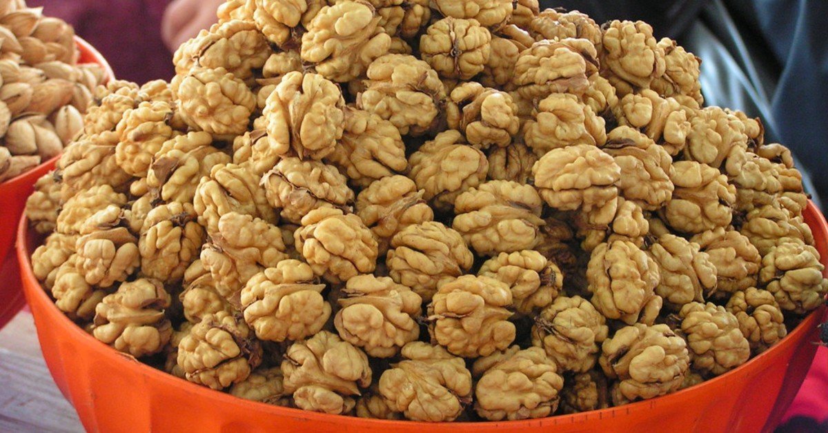 cracking walnuts