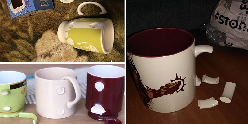 cracked mugs