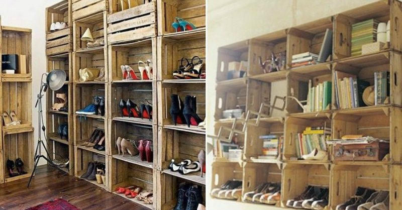 creative storage ideas for shoes