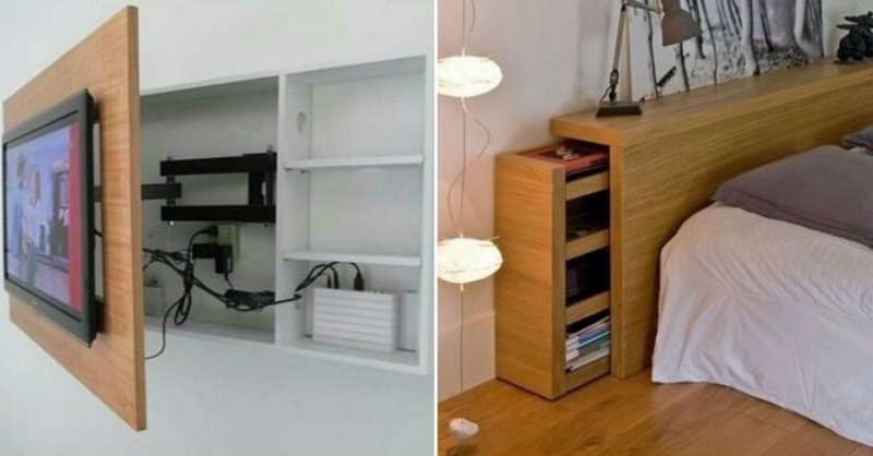 creative storage ideas for bedroom