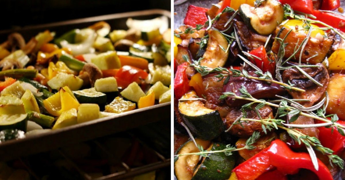 crispy roasted vegetables