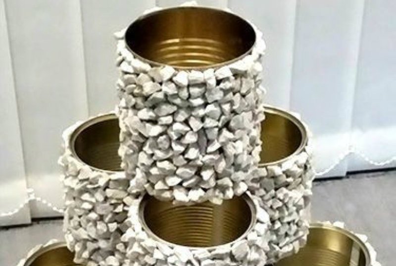 repurposing empty tin cans