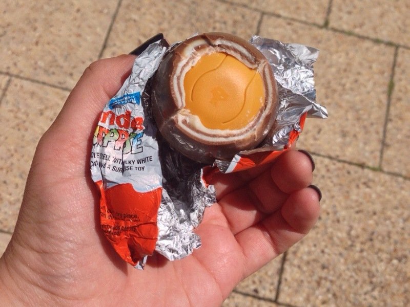 double-chocolate kinder surprise