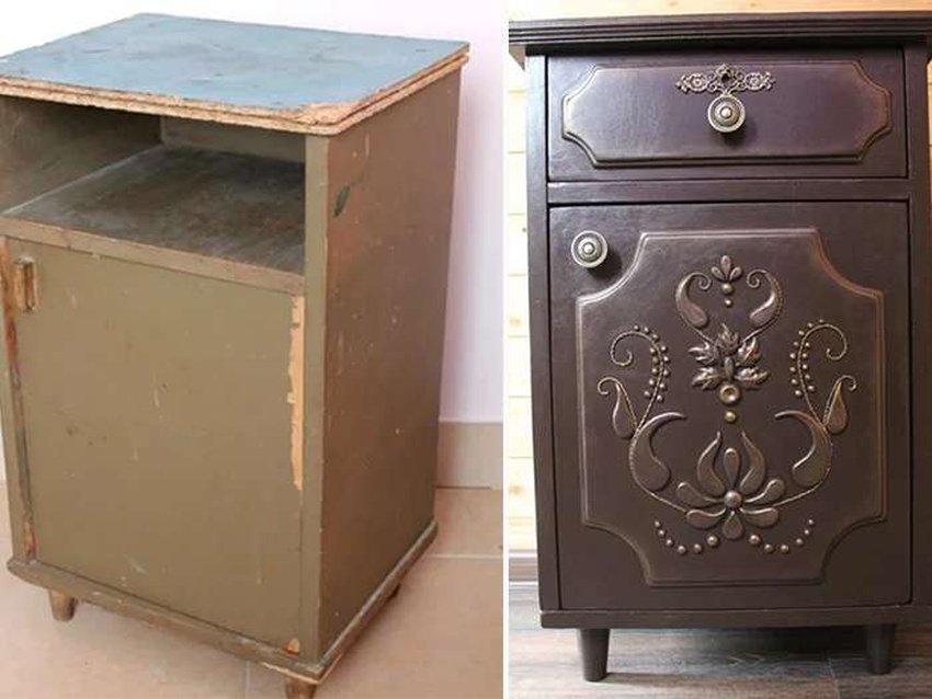 how to transform old furniture