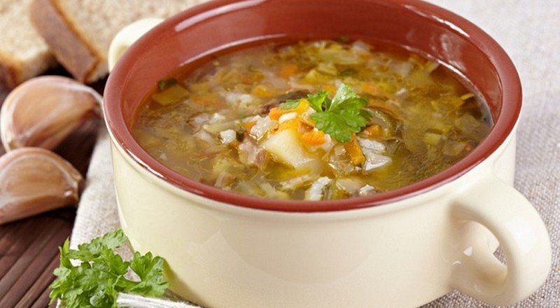 soup with pickle brine