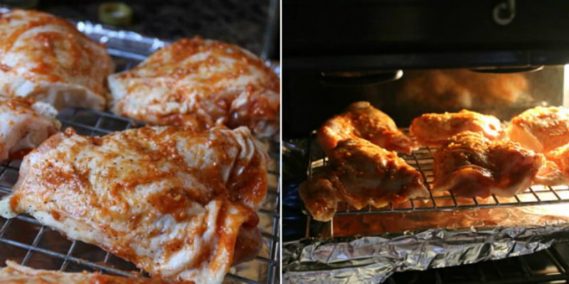 oven-grilled chicken