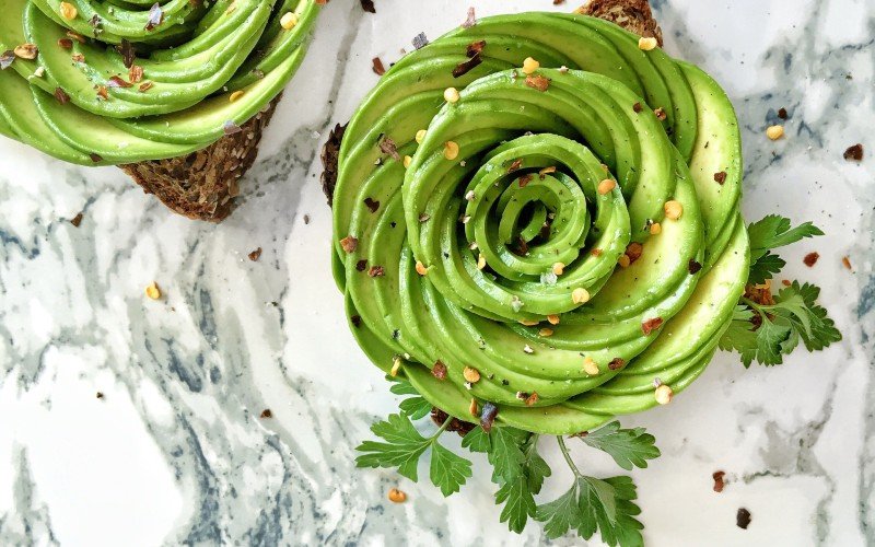 avocado toast rose