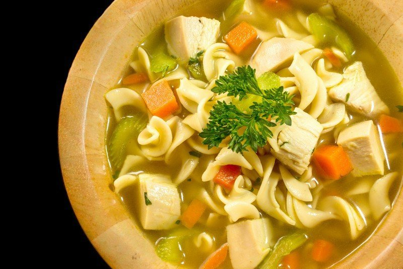 chicken noodle broth