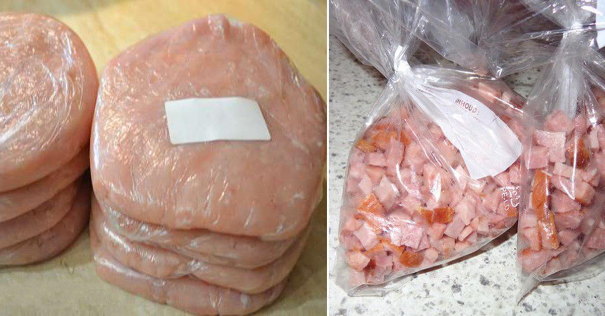how to freeze meat