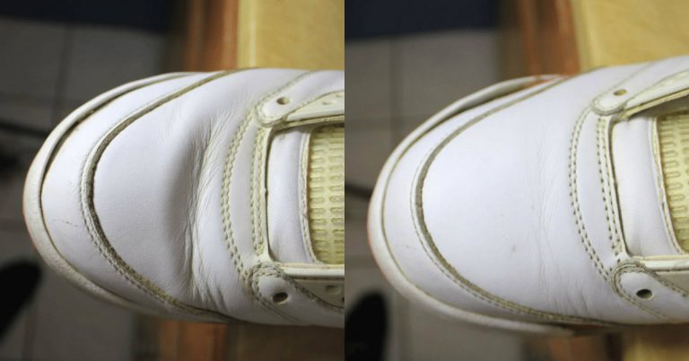keep leather shoes from creasing