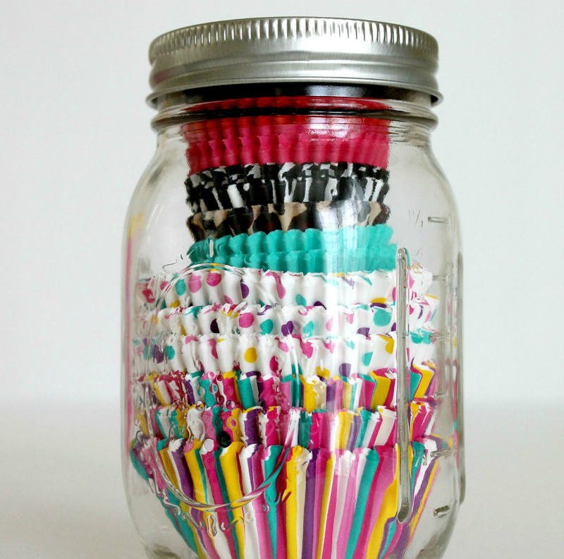 cupcake liners storage