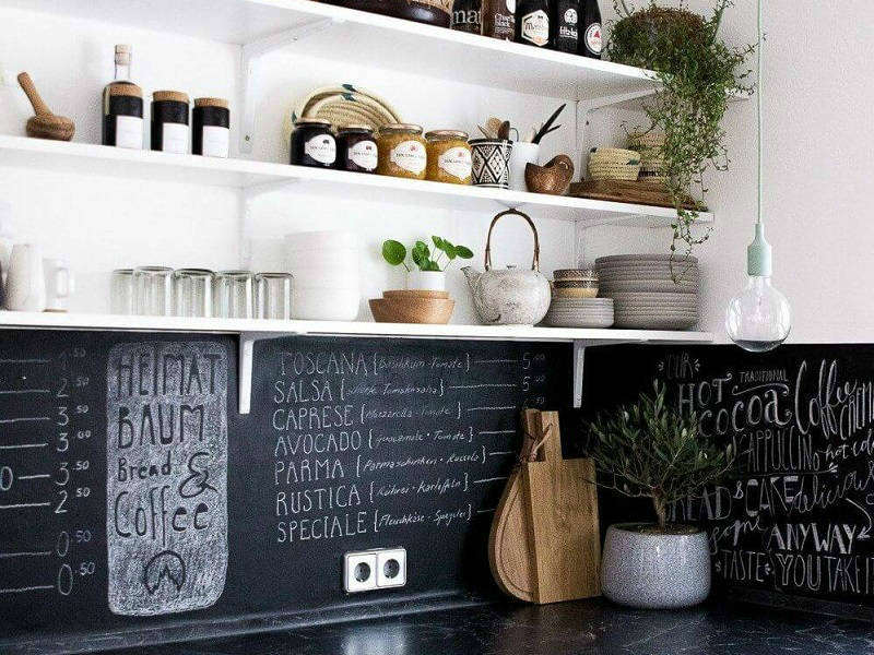 chalkboard backsplash ideas