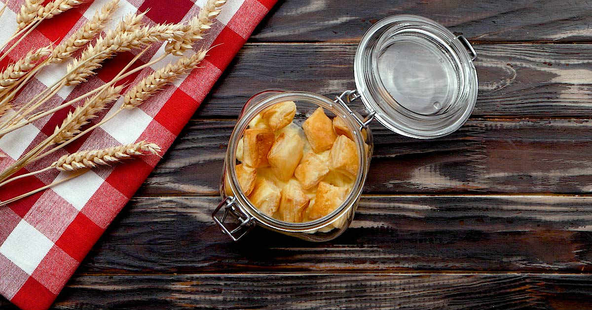 napoleon cake in a jar