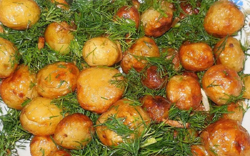fried new potatoes