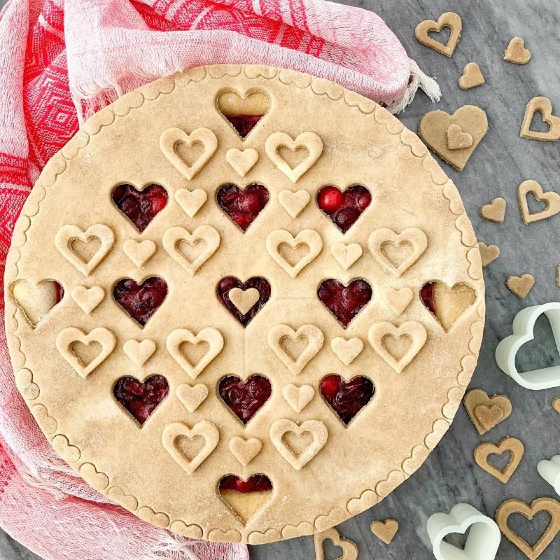 heart pie crust 