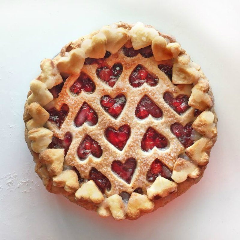 heart pie crust