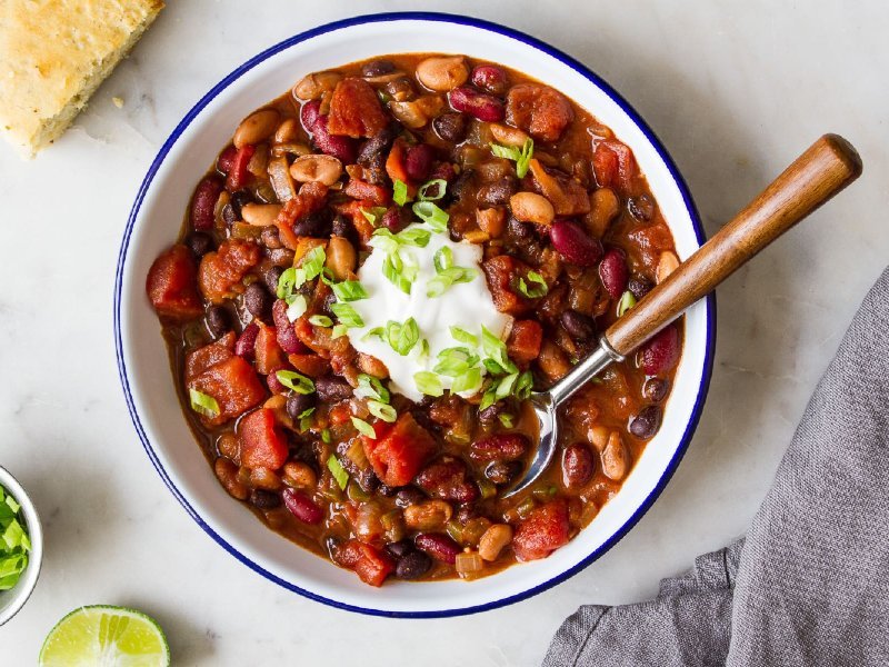 three-bean chili