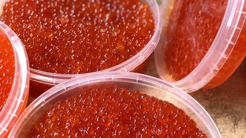 humpback salmon caviar