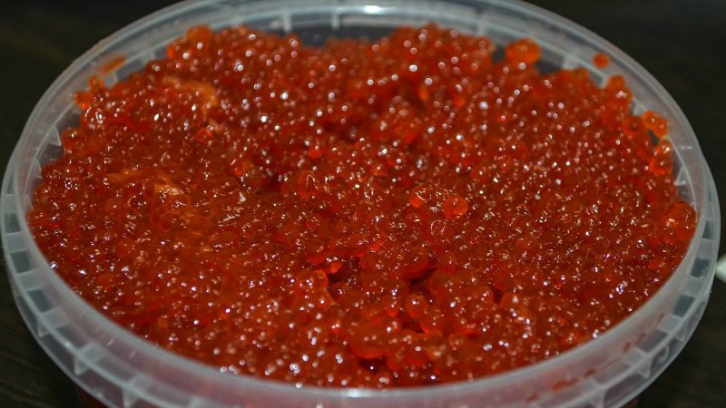 sockeye salmon caviar