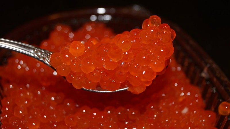 types of red caviar