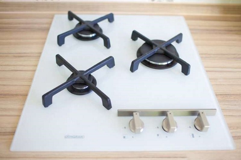 three burner gas stove