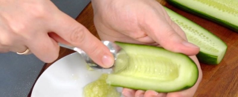 how to slice a cucumber