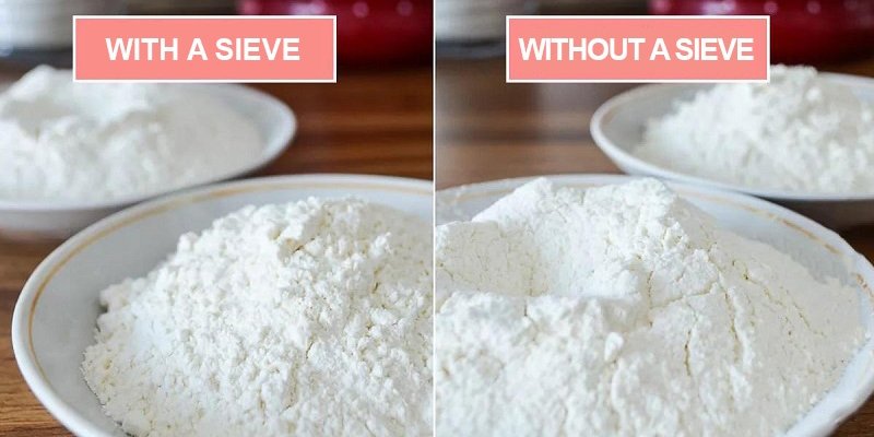 sift flour