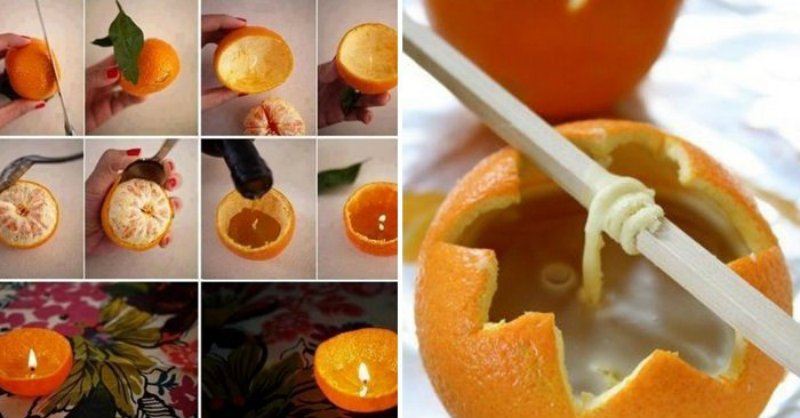 tangerine candle