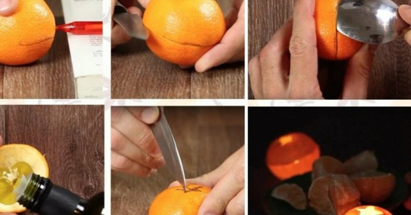 tangerine candles