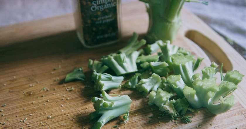 broccoli stalks