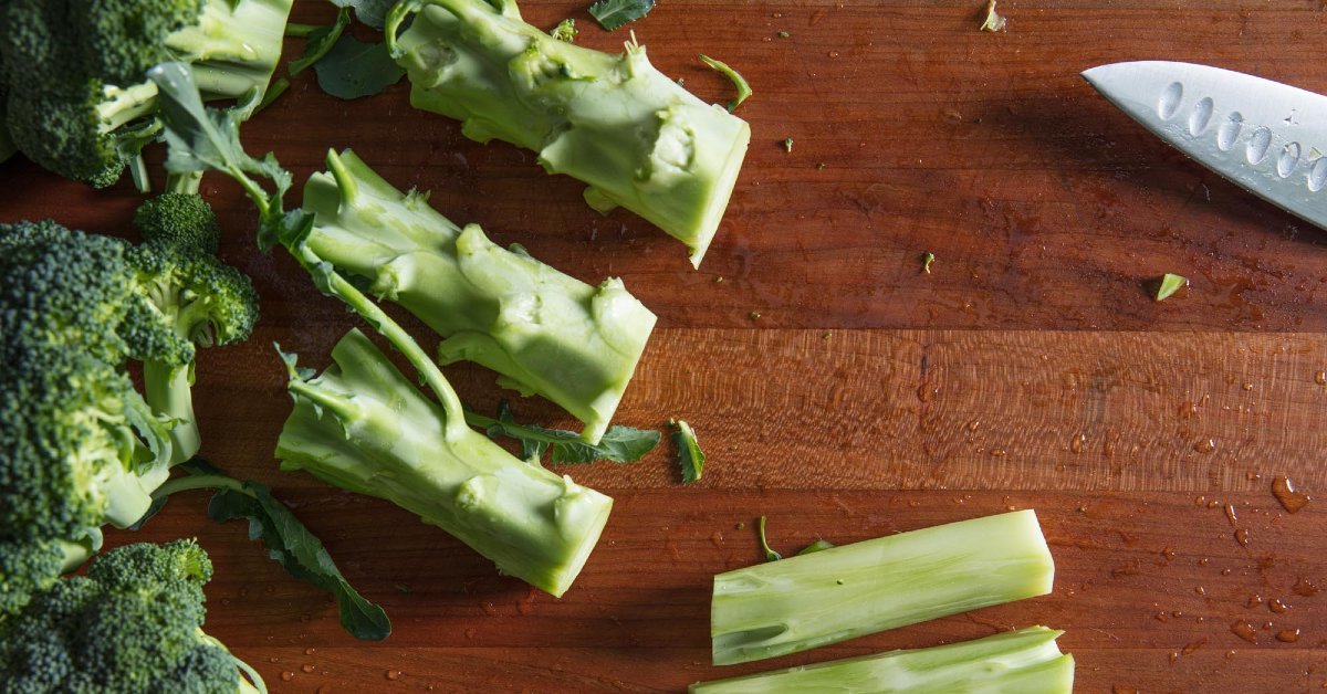 broccoli stalks
