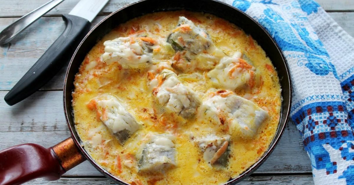 Alaska Pollock With Sour Cream Sauce