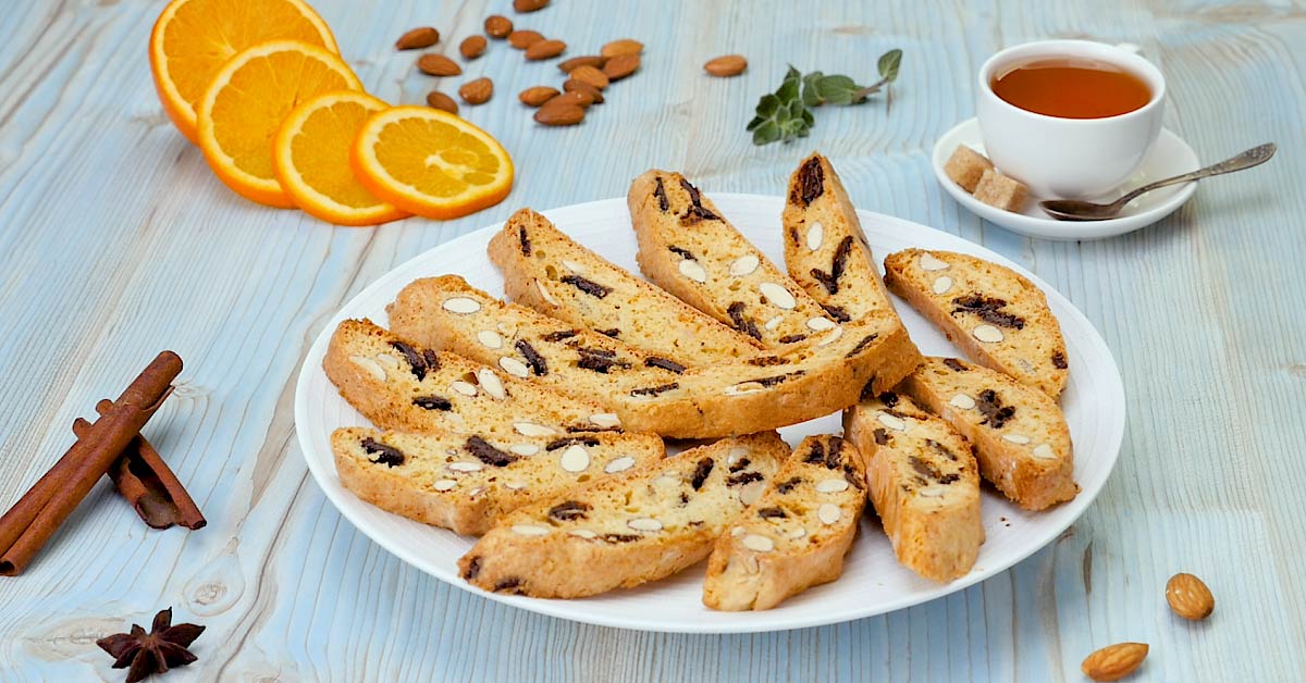 Almond and Chocolate Biscotti
