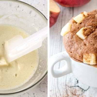 apple cinnamon mug cake