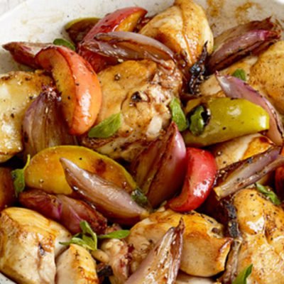 baked chicken with apples