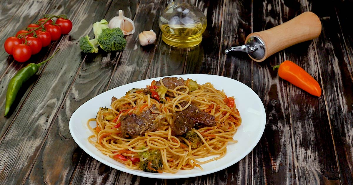 Beef Stir-Fry With Noodles