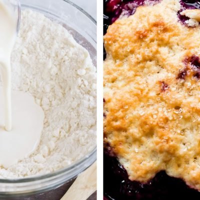 berry cobbler pie