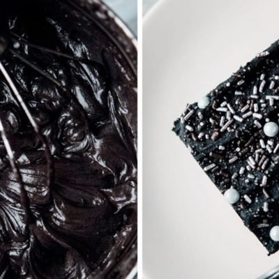 black cocoa cake