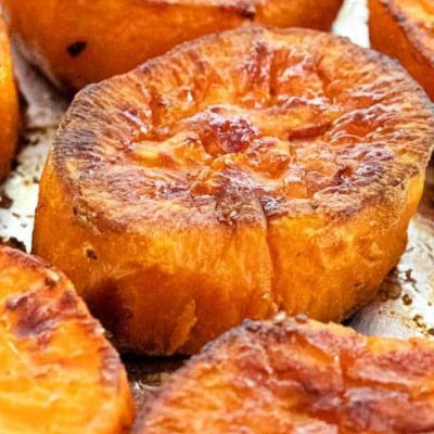 butter-roasted sweet potatoes