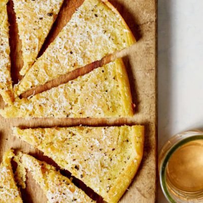 cacio e pepe farinata