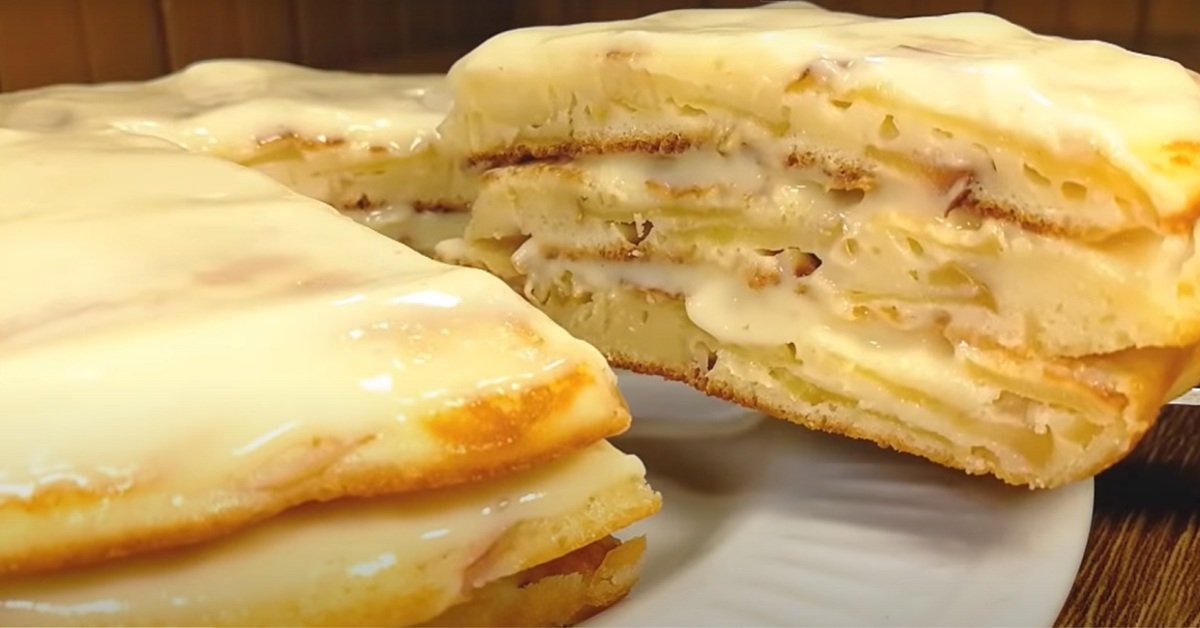Apple Cake in a Frying Pan