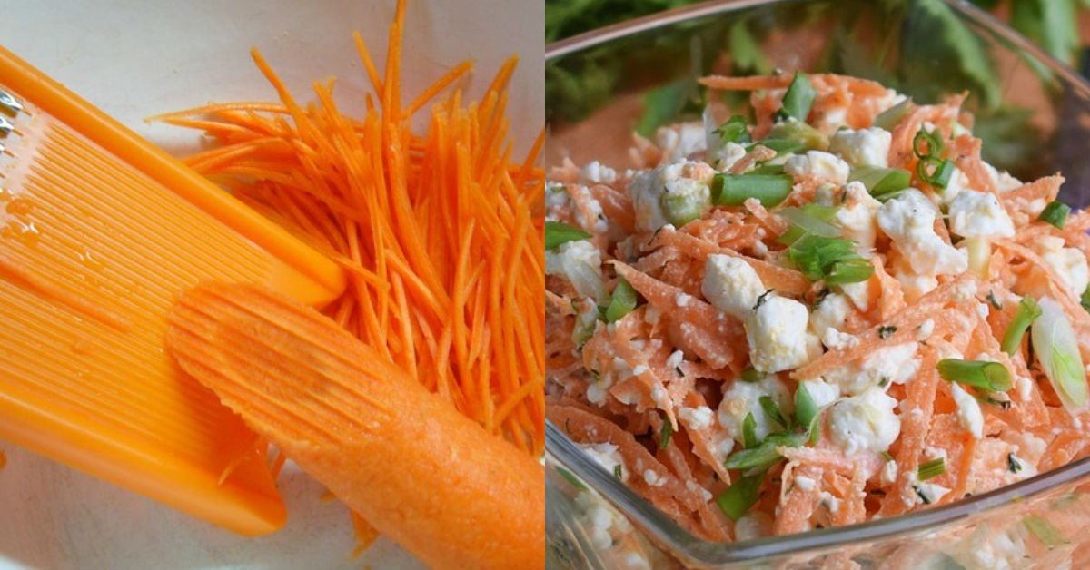 Carrot Salad With Cottage Cheese