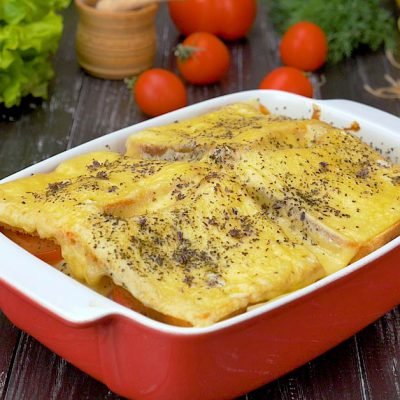 cheesy sandwich casserole